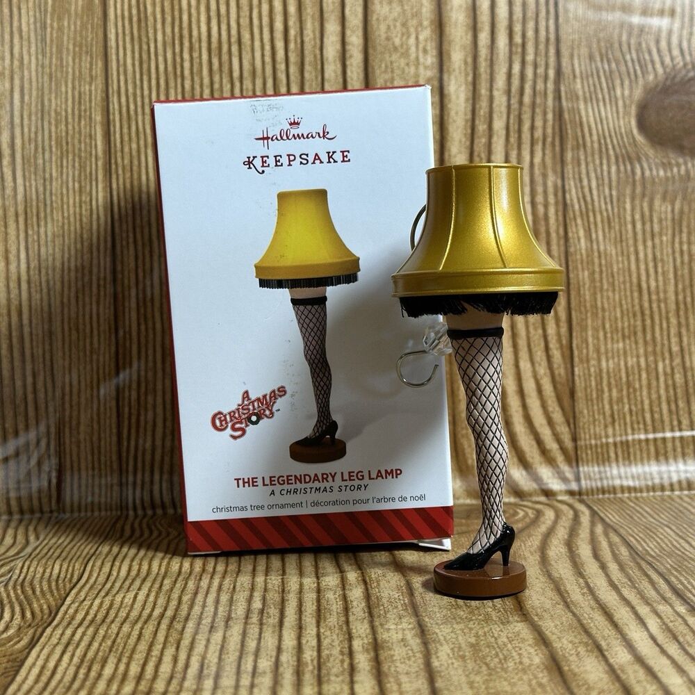 Hallmark Ornament A Christmas Story Legendary Leg Lamp 4.5" by Tracy Larsen 2014